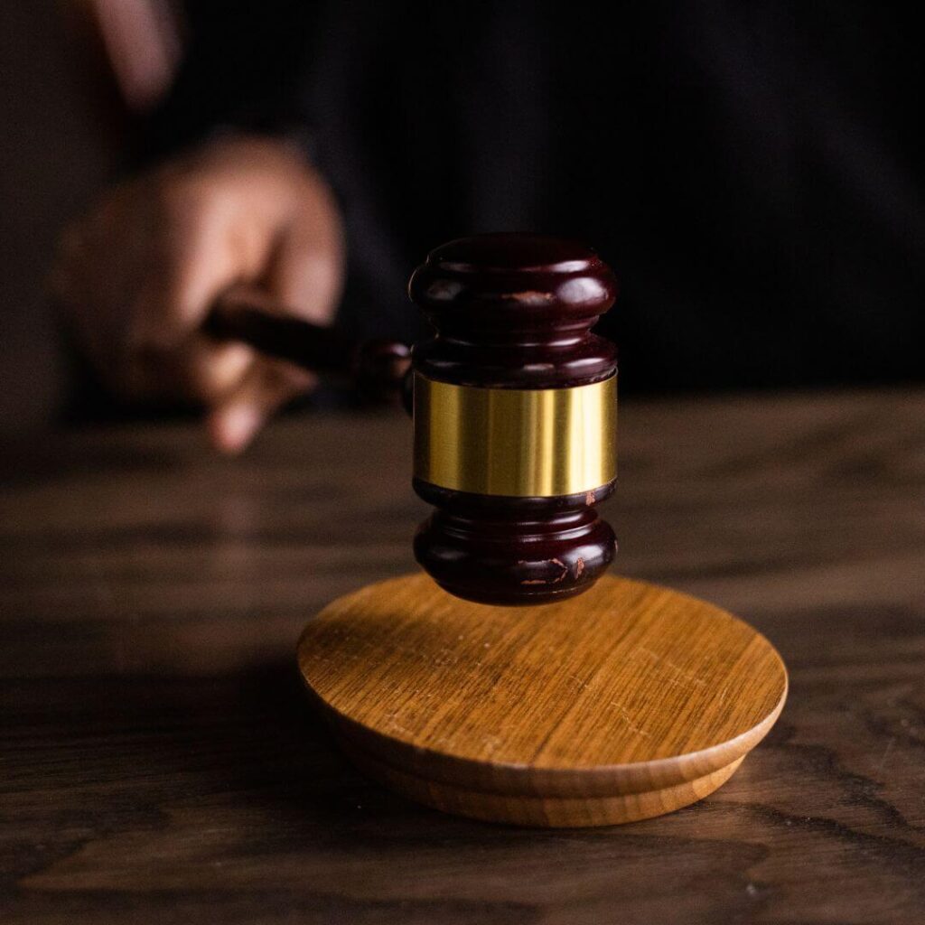 A judge gavel