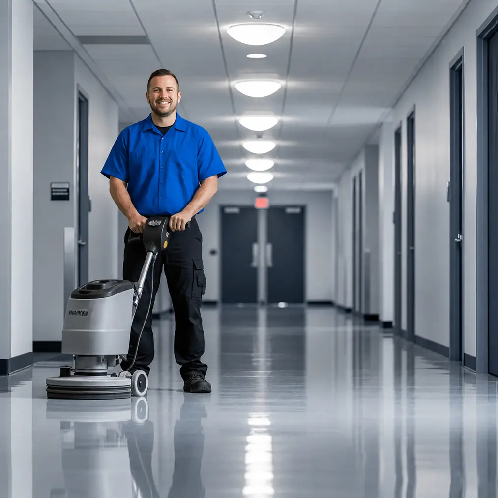 Commercial Floor Stripping and Waxing in Bakersfield, California